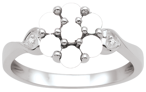 Flower sale stone ring